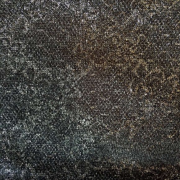 NY Collection Elegant Gray & Silver Cowl Neck Top - Picture 2 of 5